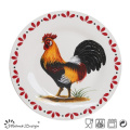 Conjunto de jantar de porcelana com design de frango